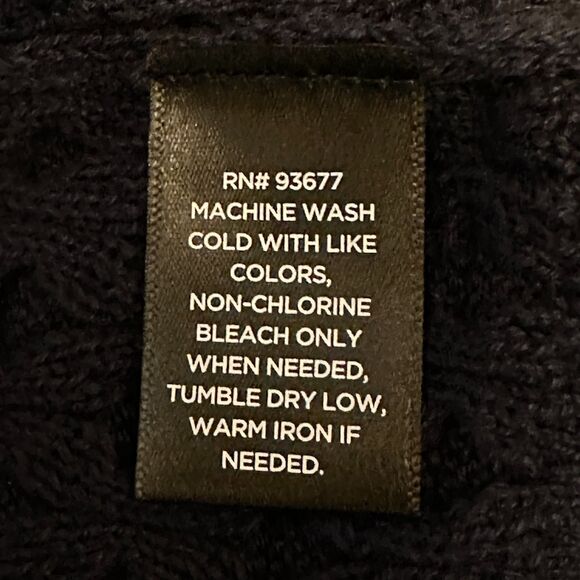 Shaquille O'neal XLG Men Geo Crew Neck Long Sleeve Sweater Navy Blue XLT $80 NWT - Picture 7 of 8